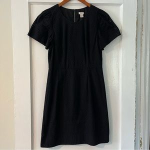 J.Crew Black Eyelet Dress